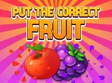 Put The Correct Fruit